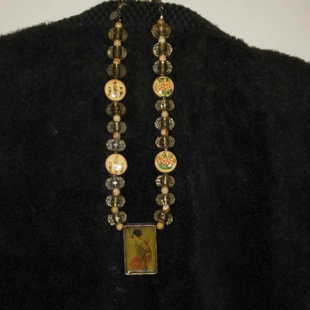 Japanese inspired necklace